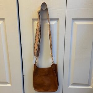 Brown Leather Shoulder Bag